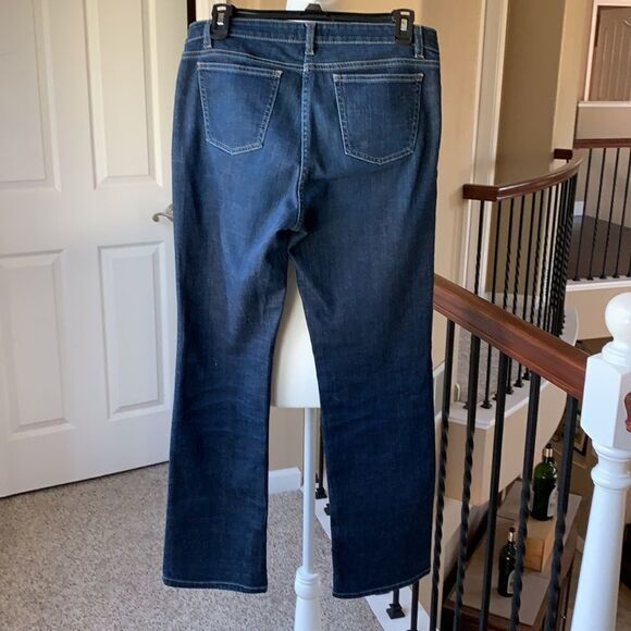 Eileen Fisher Cotton Stretch Straight Ankle Jeans - Picture 7 of 11